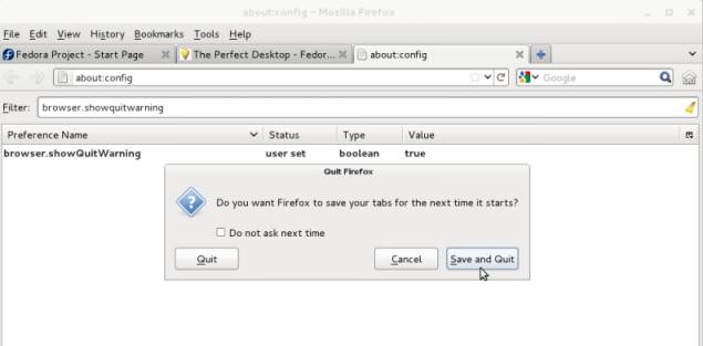 Save Tabs On Current Firefox Version