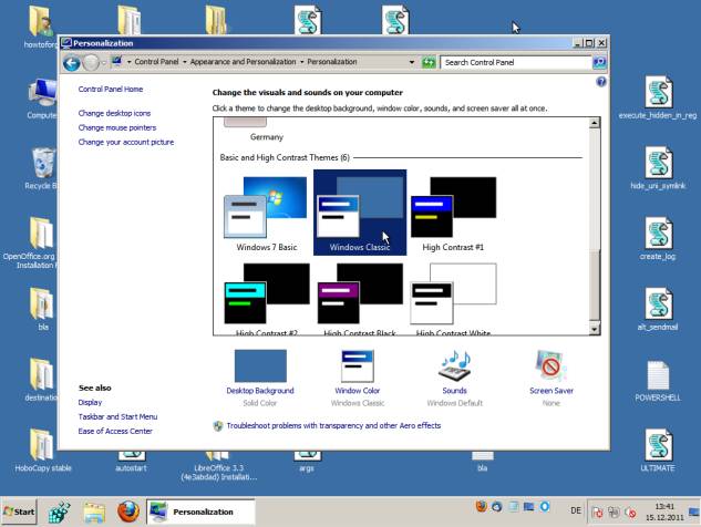 Windows Aero Enable Vista