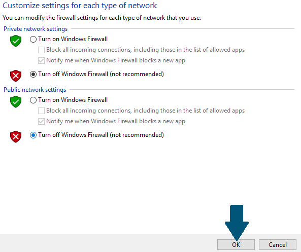 Bij elkaar passen Schat Legende How to Turn off Firewall in Windows 10