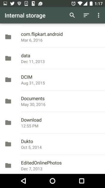 The Android File Explorer