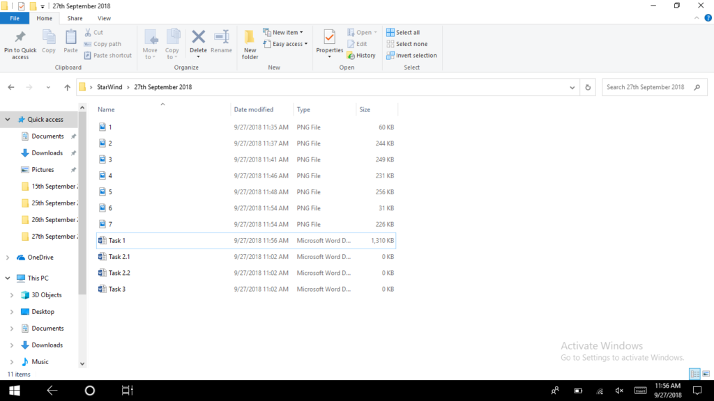 Windows 10 in Tablet Mode