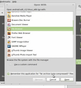 Change Default Application to Open Files (Linux Mint)