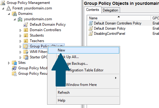 Group Policy Object