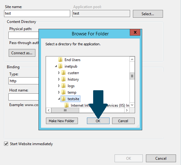 Set site details like domain name and path