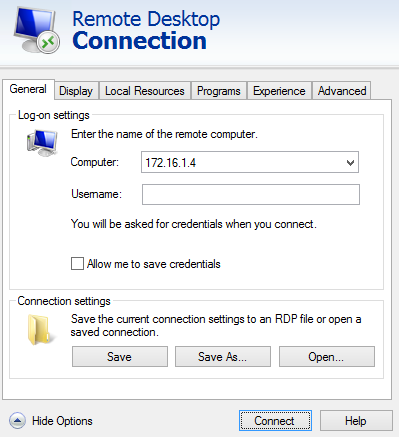 Windows Remote Computer Connection
