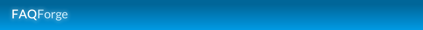 FAQforge