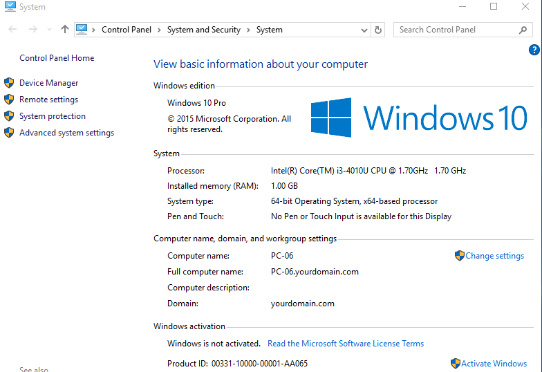 cannot connect to domain controller windows 10