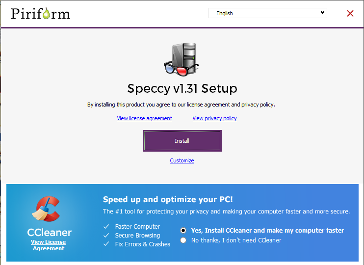 piriform speccy windows 10