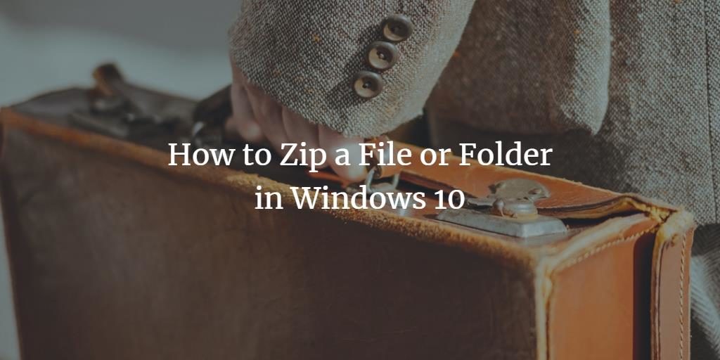 Windows zip file