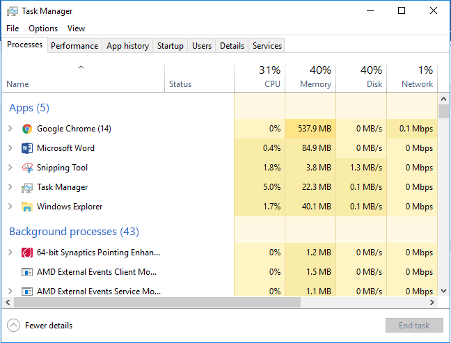 Windows Task Manager