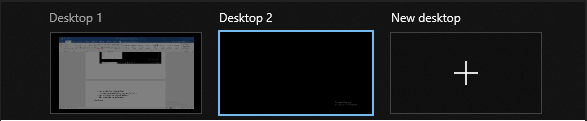 Add a New Virtual Desktop