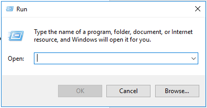 Windows Command prompt (run)