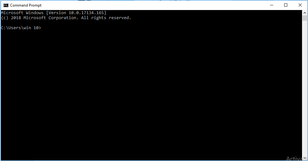 Windows command prompt