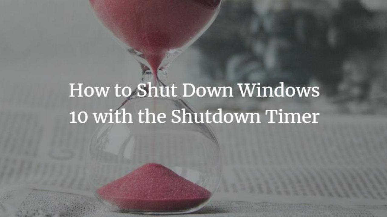 download shutdown timer windows 10