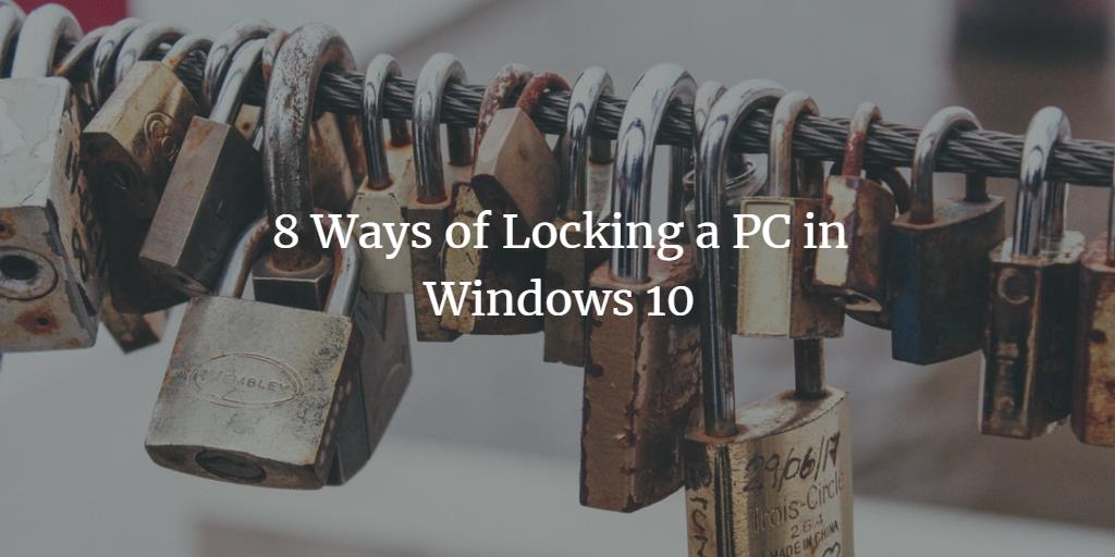 How to Lock Windows PC