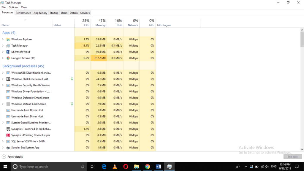 Windows Task Manager