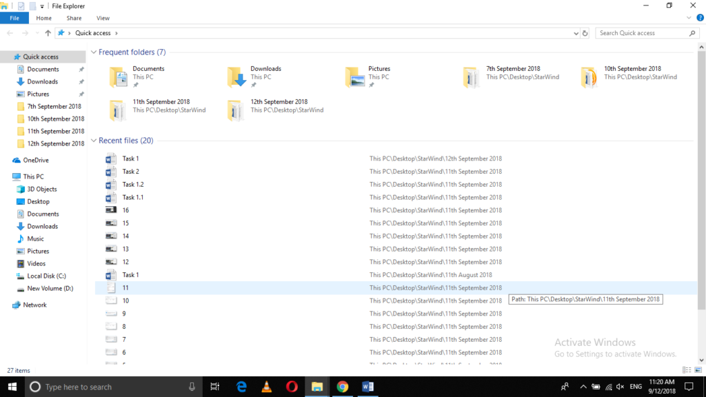 Launch Windows File Explorer