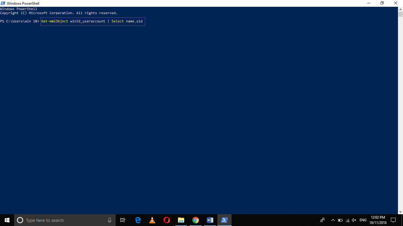 How to Find the Security Identifier (SID) of Any User in Windows 10