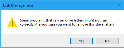 some programs that rely on drive letters some programs that rely on drive letters
