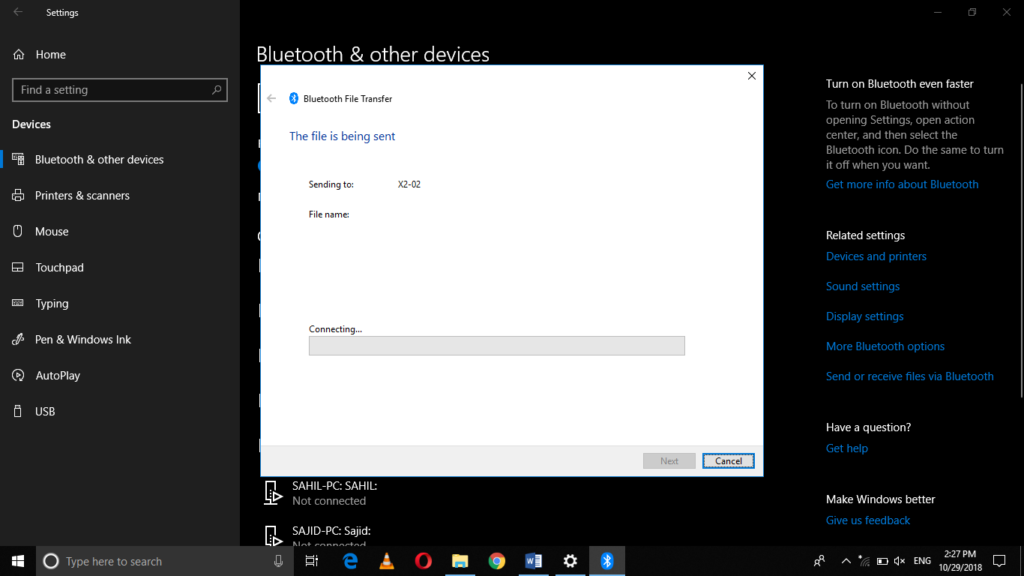 how to turn on bluetooth on windows 10 home