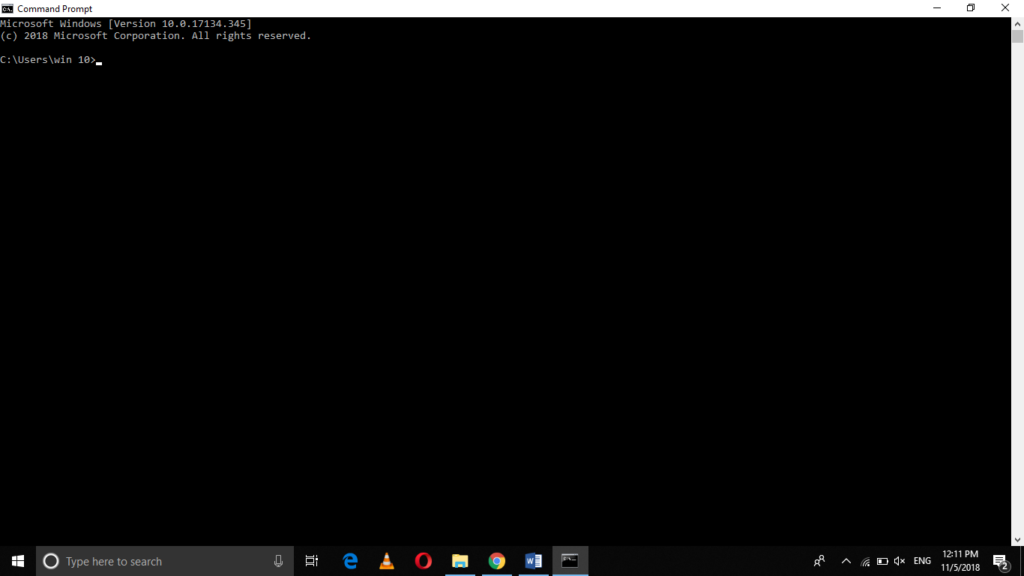 Windows Command Prompt