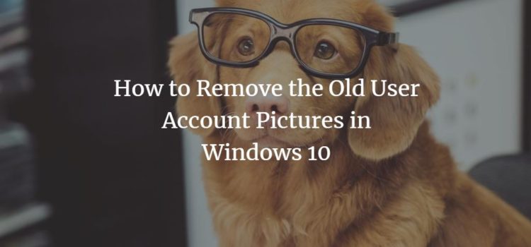 How to Remove the Old User Account Pictures in Windows 10 How to Remove the Old User Account Pictures in Windows 10