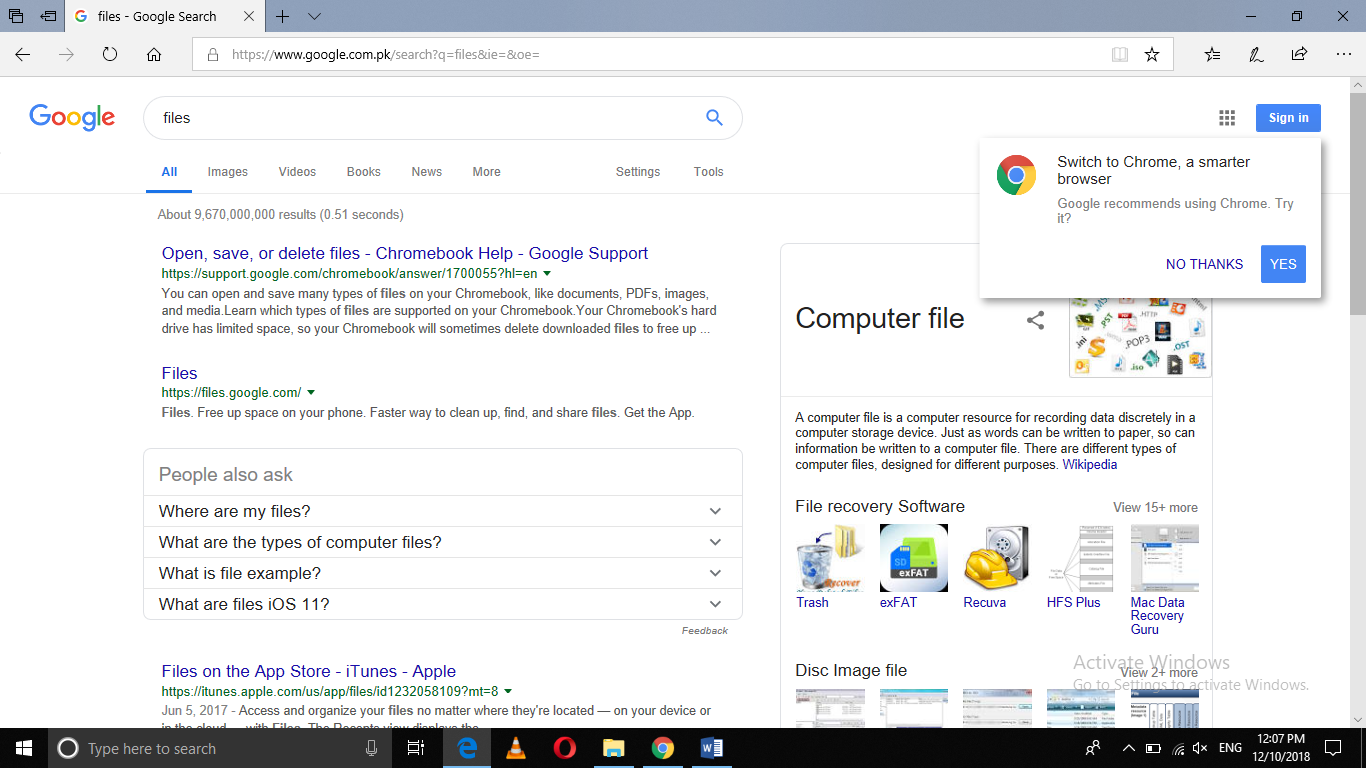 Change Microsoft Edge Search from Bing to Google