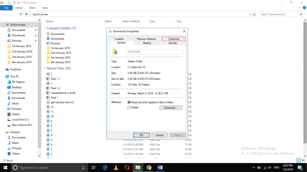 rotate page in word windows 10