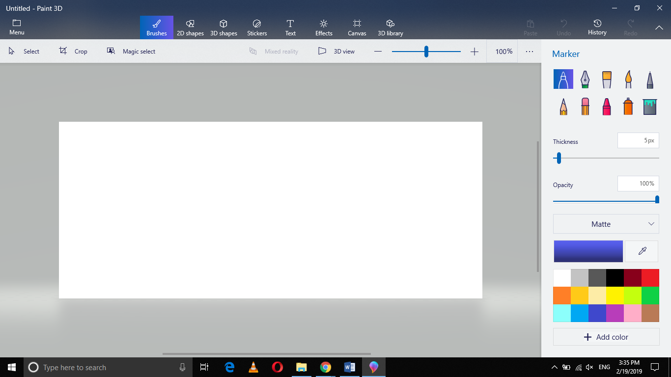 Как убрать белый фон с картинки в paint 3d