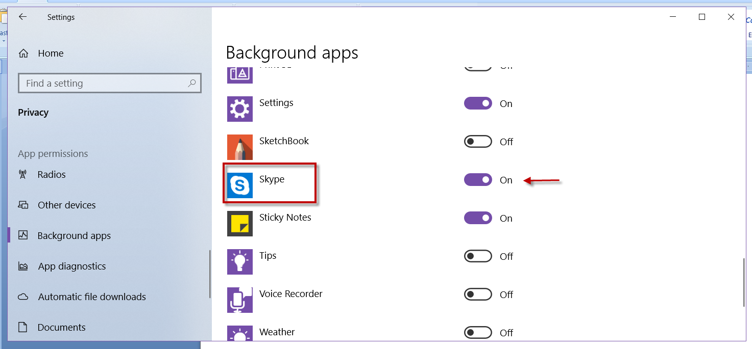 stop skype from running in the background stop skype from running in the background