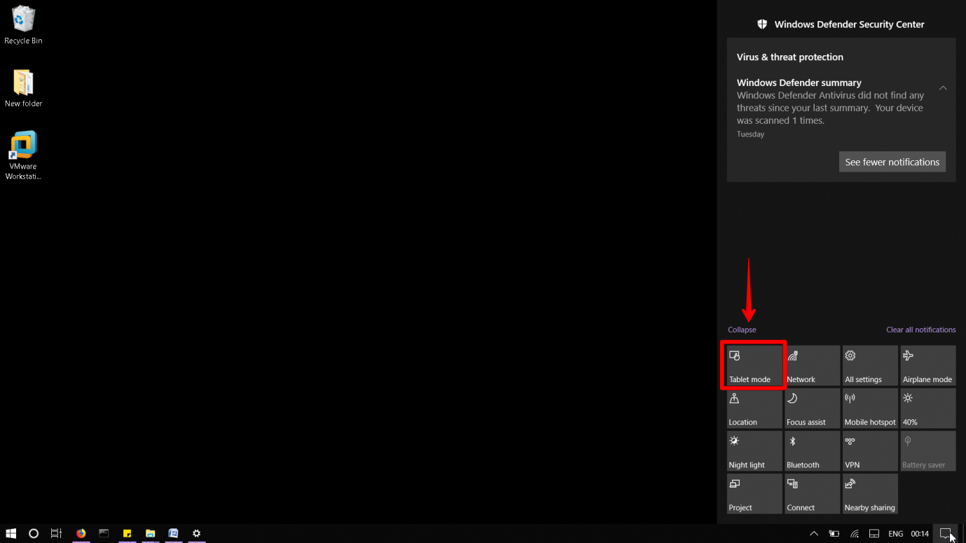 How to Switch to Dedicated Tablet Mode in Windows 10