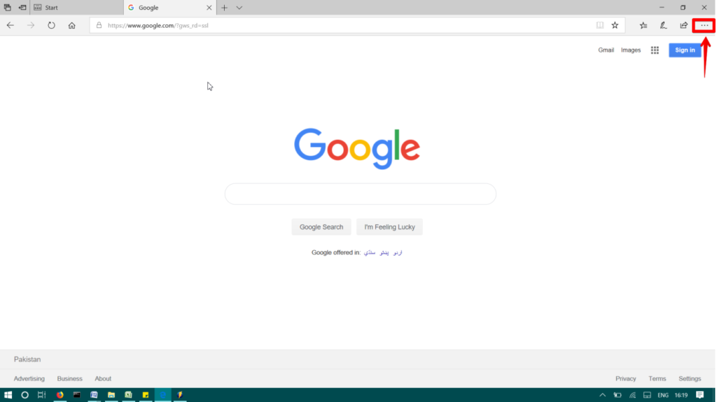 open Microsoft Edge