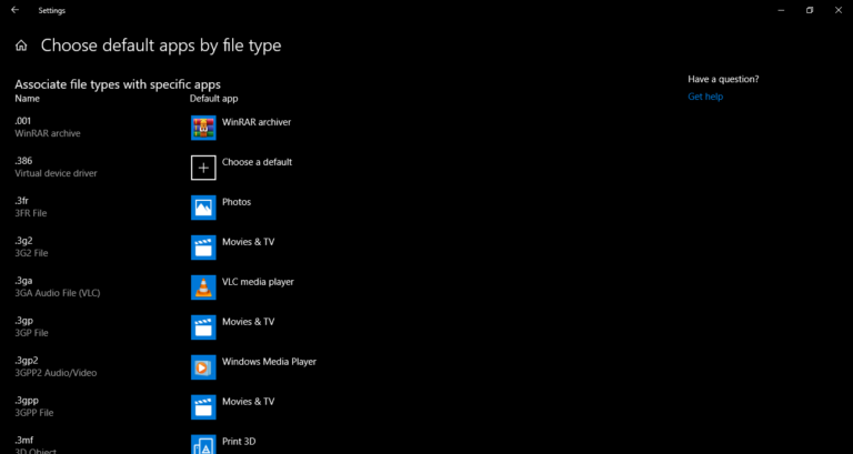 win 10 change default program for file type win 10 change default program for file type
