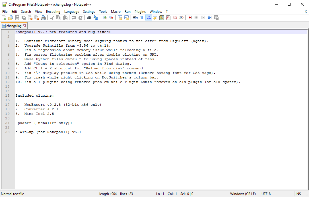 notepad++ install location notepad++ install location