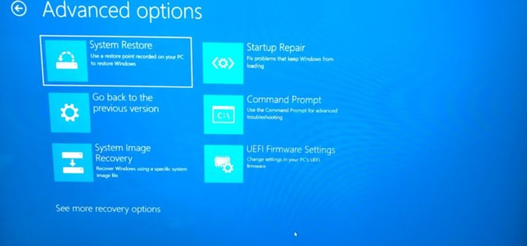 5 Ways to Get to the Windows 10 Advanced Startup Options Menu Windows 10 Advanced Boot Options