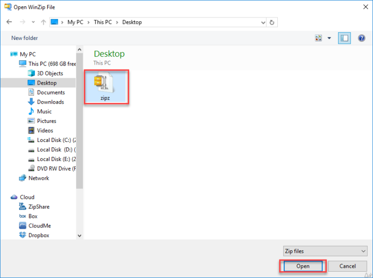 How to Create and Open ZIPX Files in Windows 10