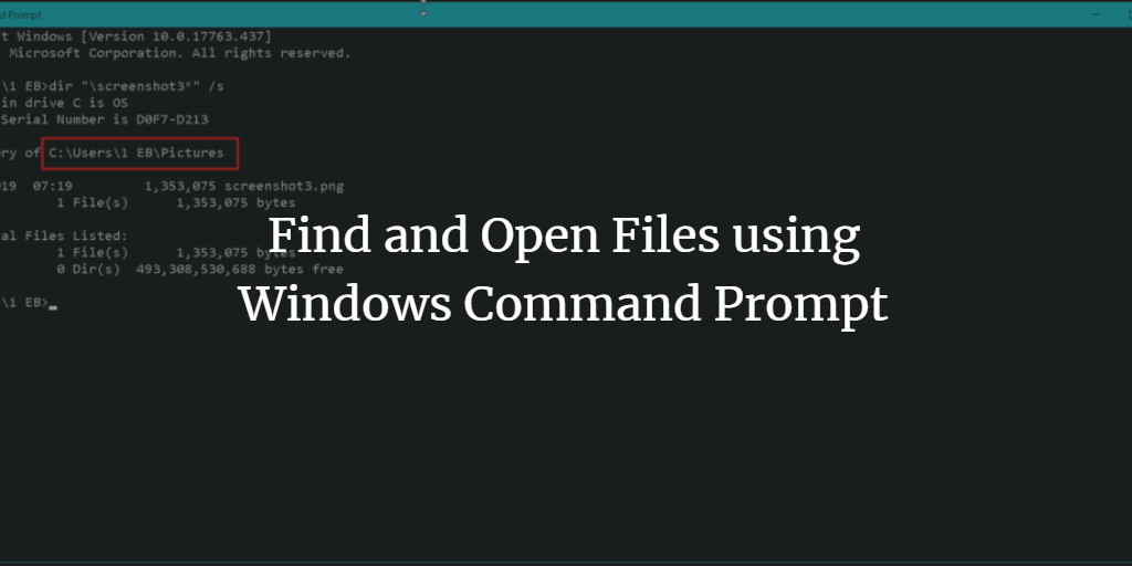 How to Easily Open a File in Command Prompt on Windows