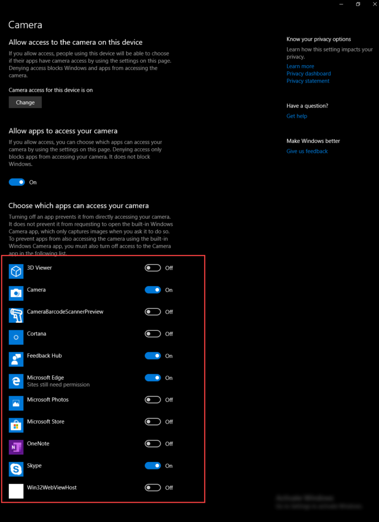 Windows 10 webcam settings volguitar