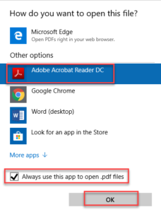 how to make preview default reader