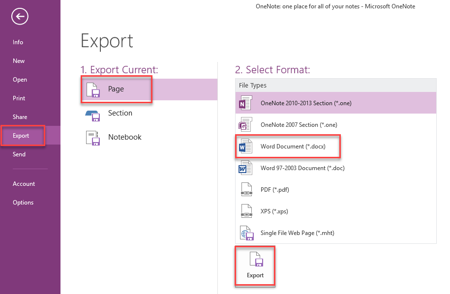 how to update onenote 2010 to 2013