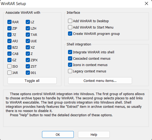 Install WinRAR