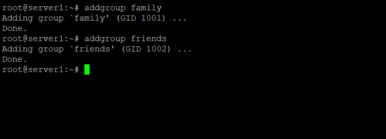 Add group in Linux