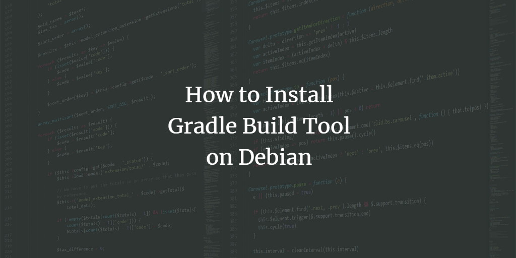 Gradle installation on Debian Linux