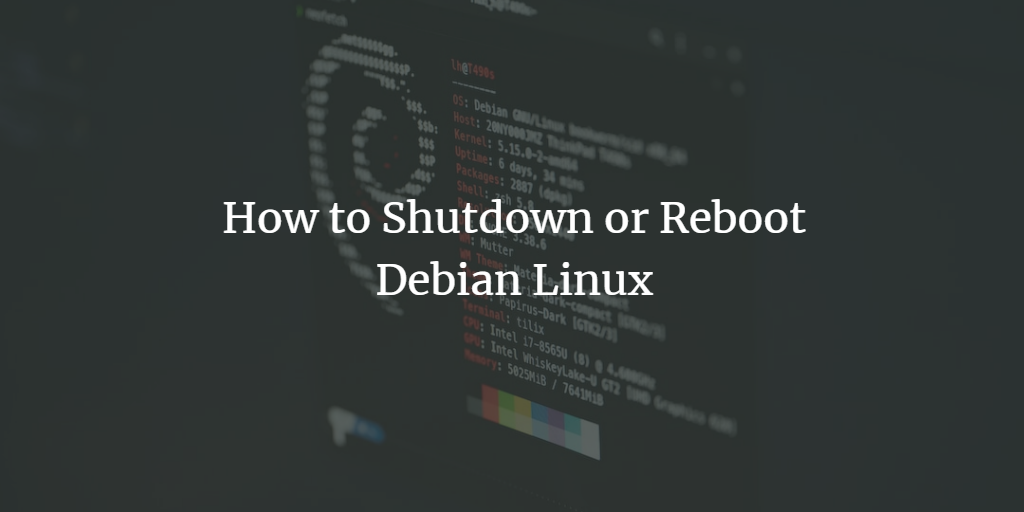 Shutdown Debian 12