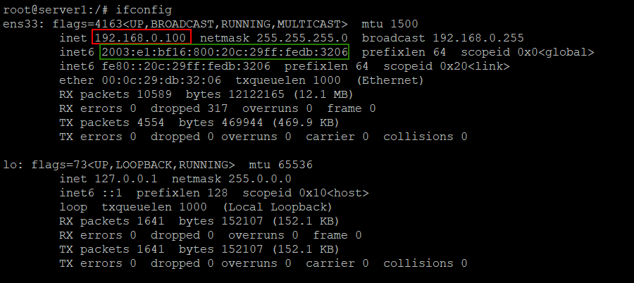 Linux IP address - Ubuntu get internal ip