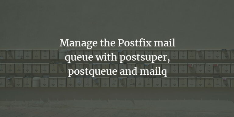 postqueue warning mail system is down
