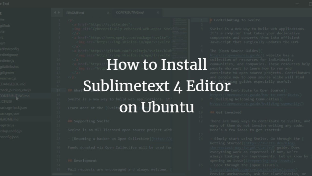 how to install json editior in sublime text windows