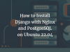 How to Install Django with Nginx and PostgreSQL on Ubuntu 22.04