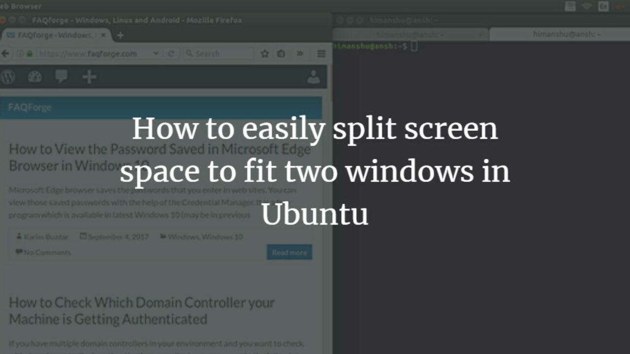 how to split my screen windows 10 two different web sites how to split my screen windows 10 two different web sites