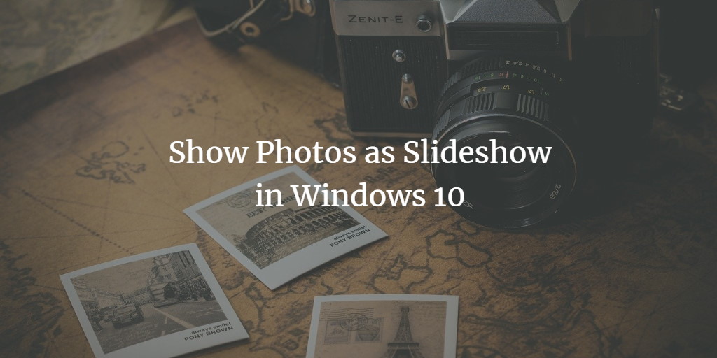 Free Windows Photo Slideshow Software